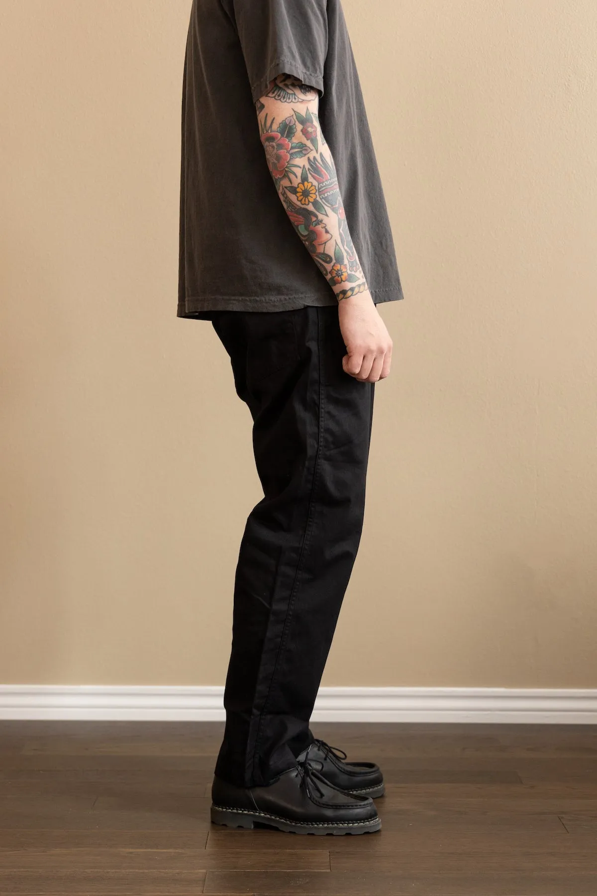 Fatigue Pant - Black 6.5oz Flat Twill