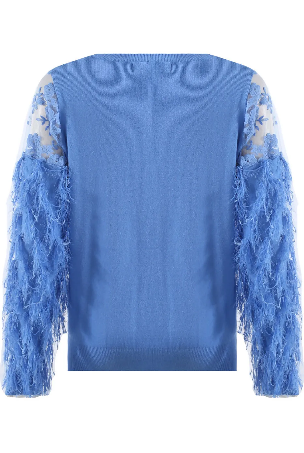 Lace Insert Feather Sleeve Jumpers Bundle