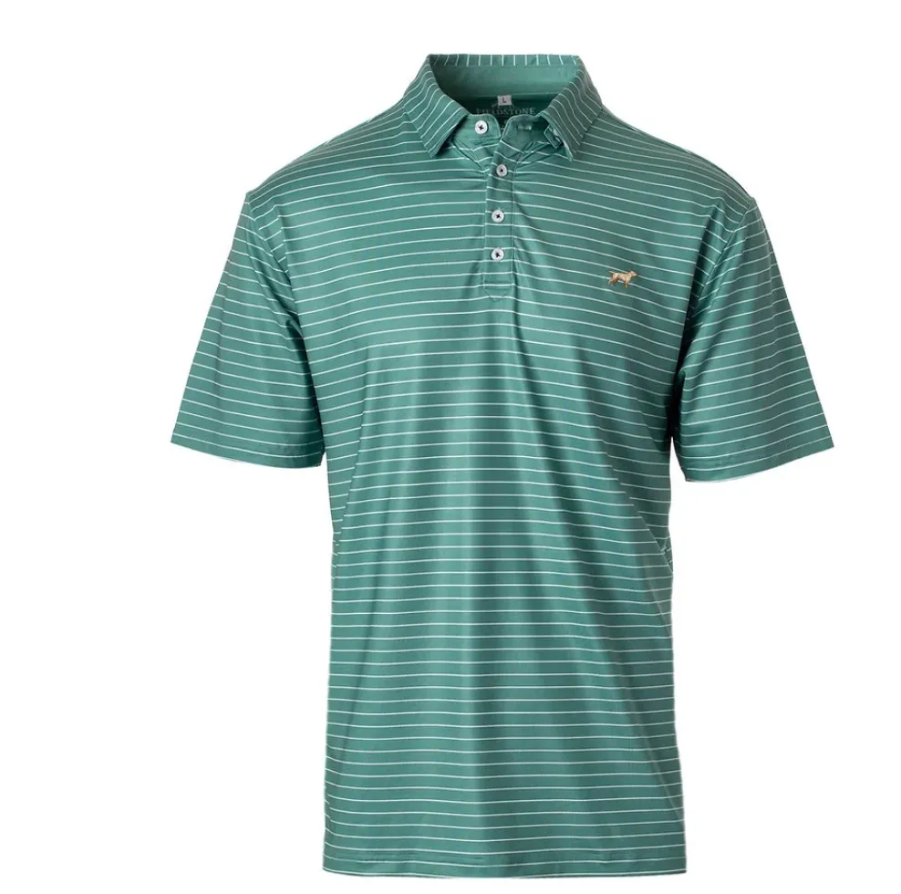 Fieldstone Clubhouse Polo- Green