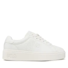 White Lace-up Sneakers for Teens by FILA