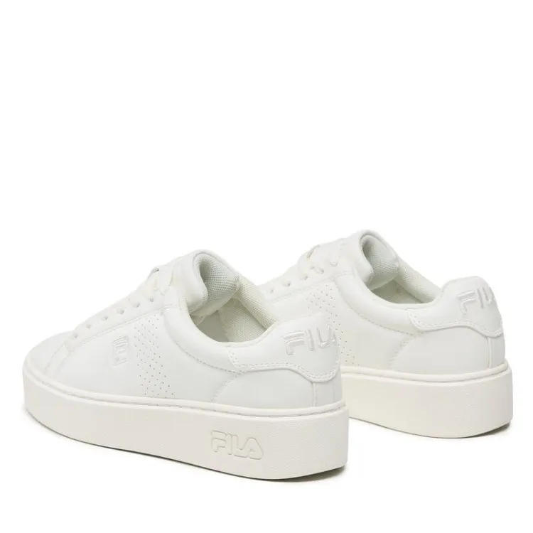 White Lace-up Sneakers for Teens by FILA