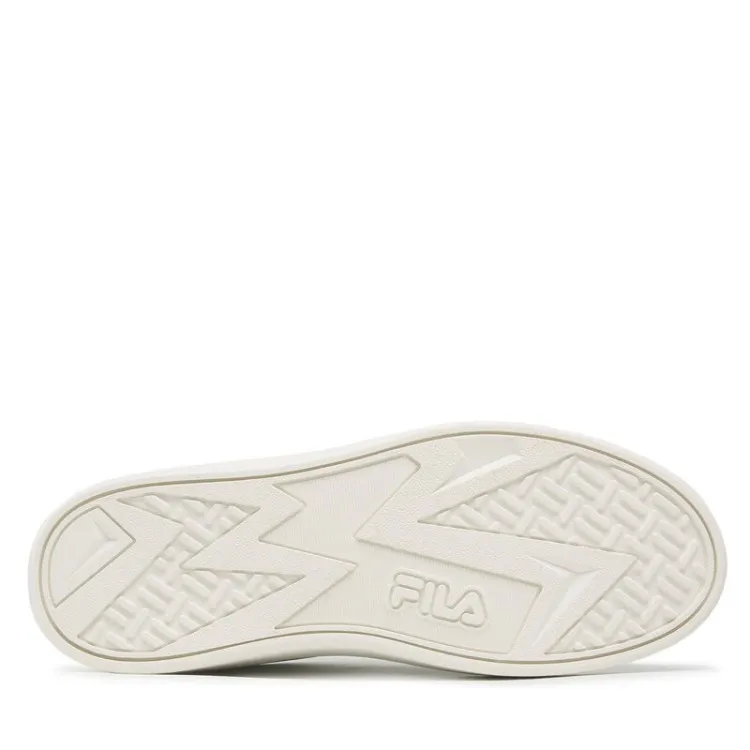 White Lace-up Sneakers for Teens by FILA