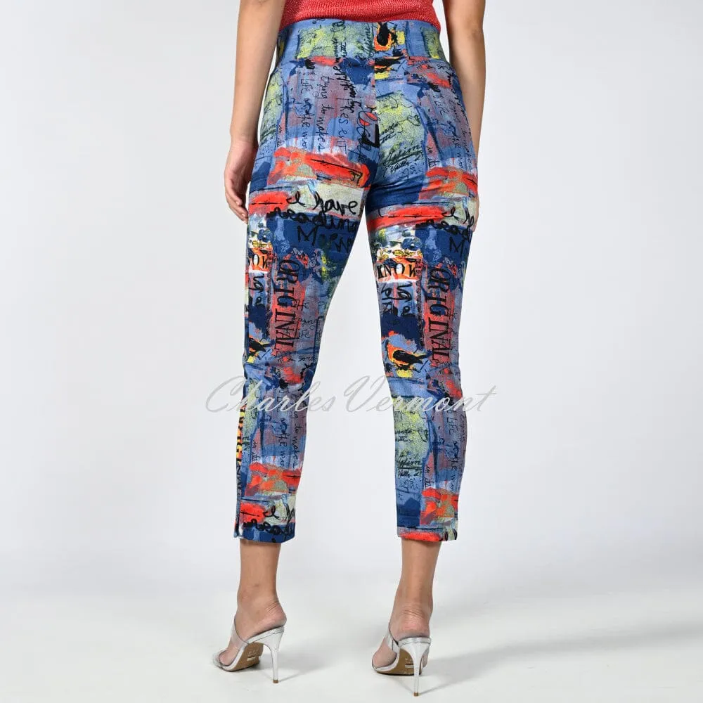 Frank Lyman printed cropped pant style 231301 - Shop now at [Link]