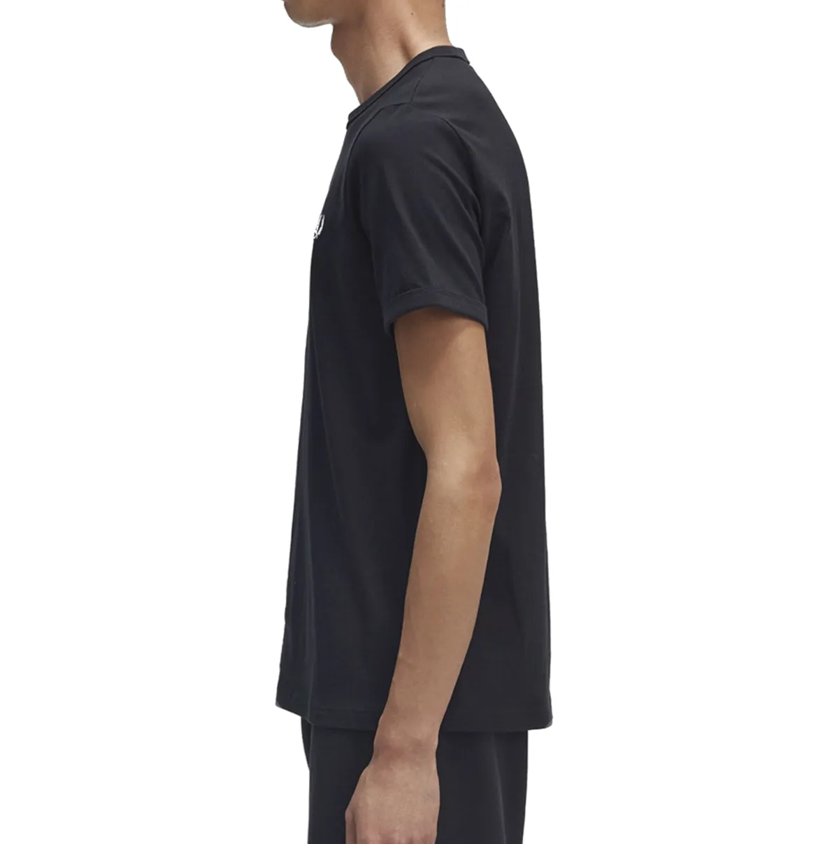 Fred Perry - Ringer T-Shirt - Black