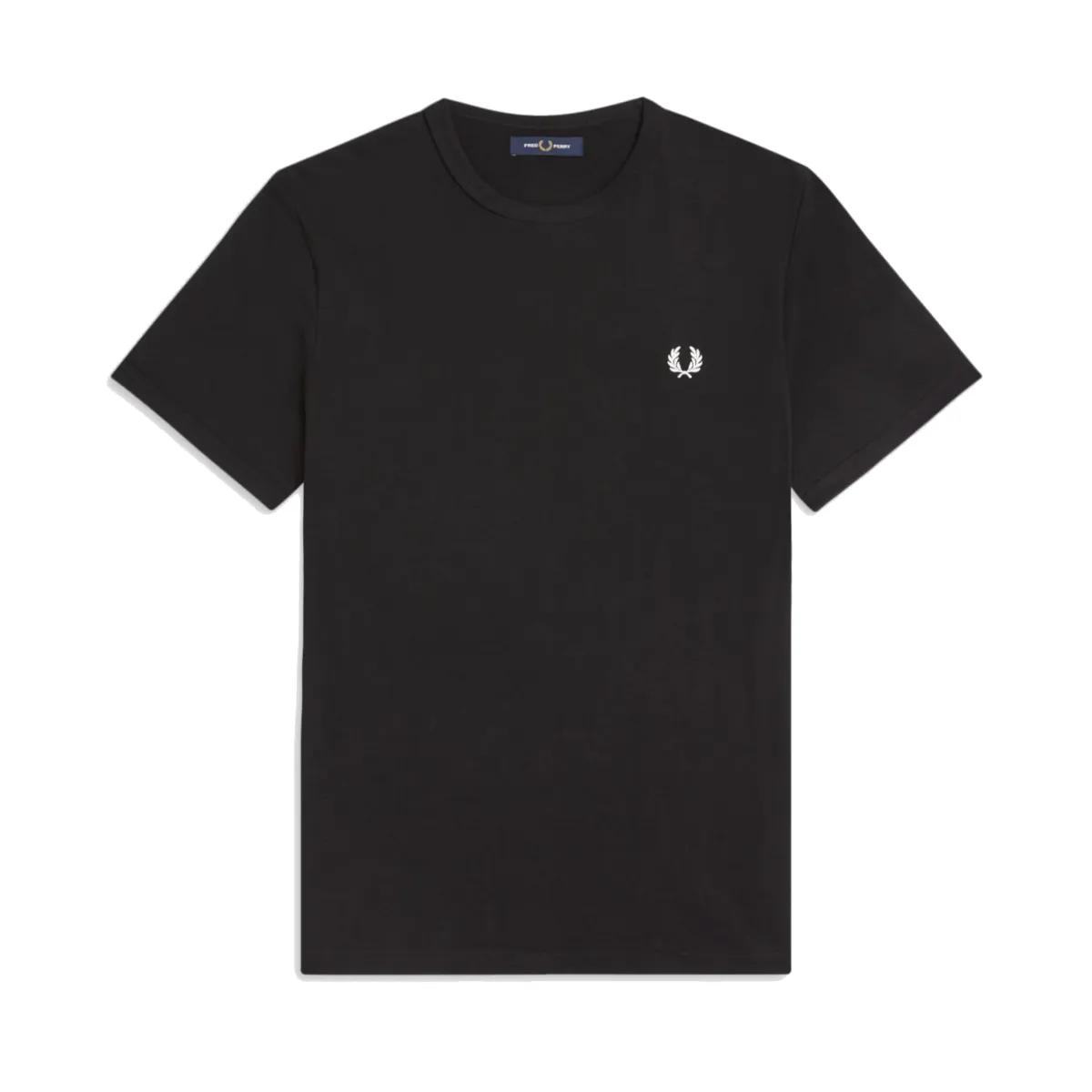 Fred Perry - Ringer T-Shirt - Black