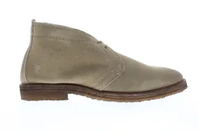 Frye Carter Chukka 87942 Mens Beige Tan Suede Lace Up Chukkas Boots