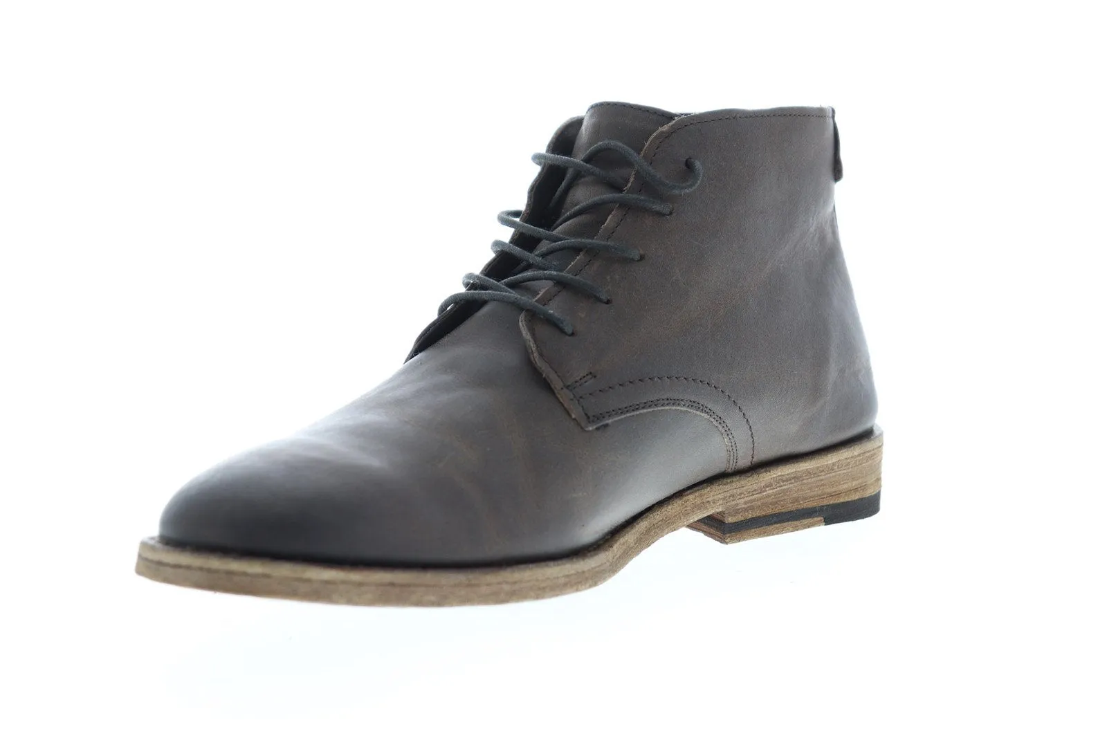 Frye Holden Chukka 80405 Mens Gray Leather Lace Up Chukkas Boots