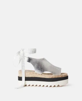 Gaia Metallic Platform Espadrilles