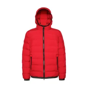 Geox Red Short Men's Hooded Jacket M2629C Spherica Hood Mid.