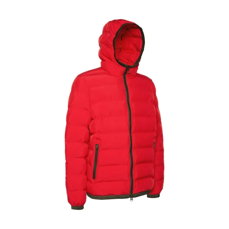 Geox Red Short Men's Hooded Jacket M2629C Spherica Hood Mid.