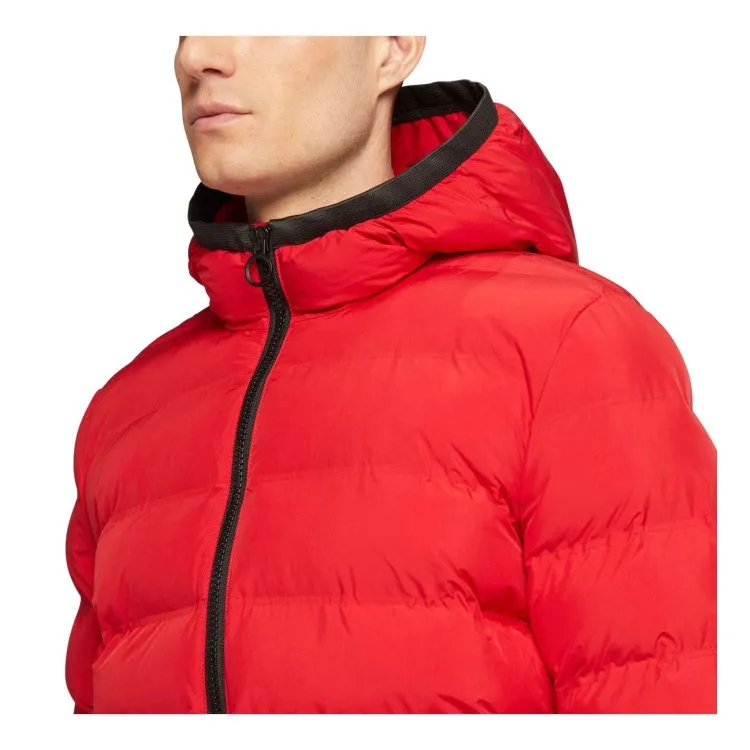 Geox Red Short Men's Hooded Jacket M2629C Spherica Hood Mid.