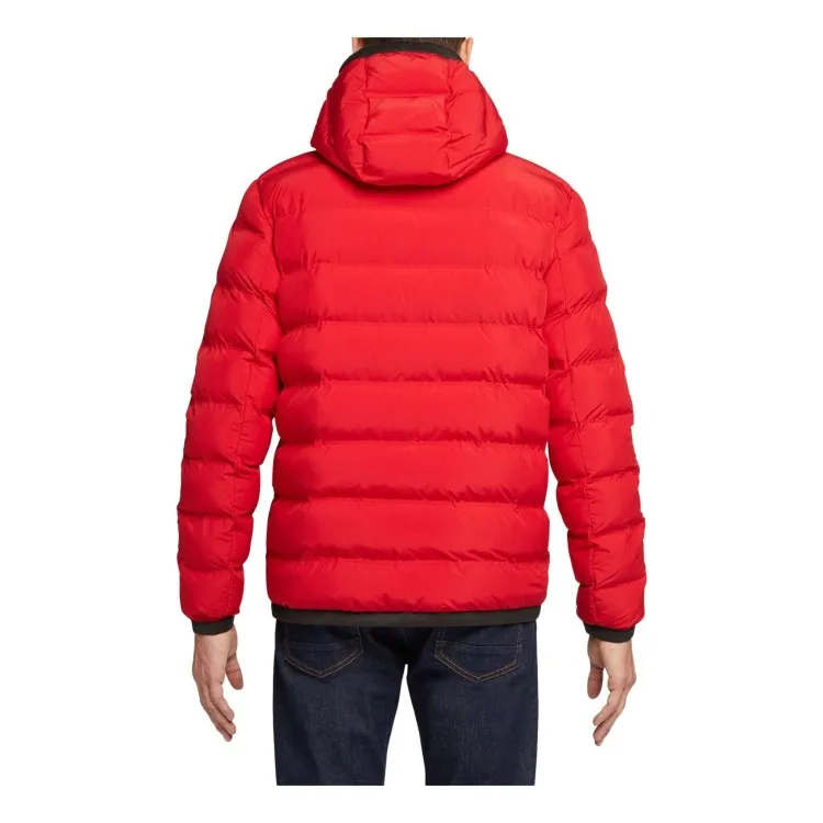 Geox Red Short Men's Hooded Jacket M2629C Spherica Hood Mid.