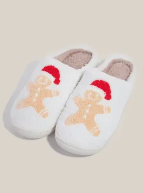 Gingerbread Man Slippers