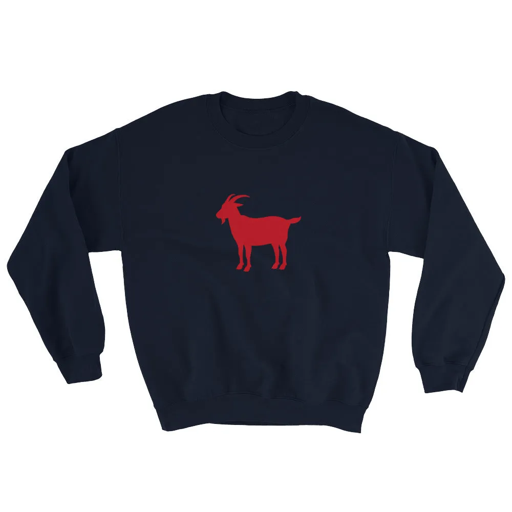 GOAT navy sweatshirt