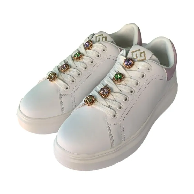 Bianco Lilla Sneakers for Women by Gold & Gold