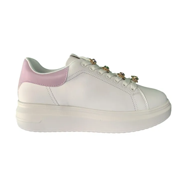 Bianco Lilla Sneakers for Women by Gold & Gold