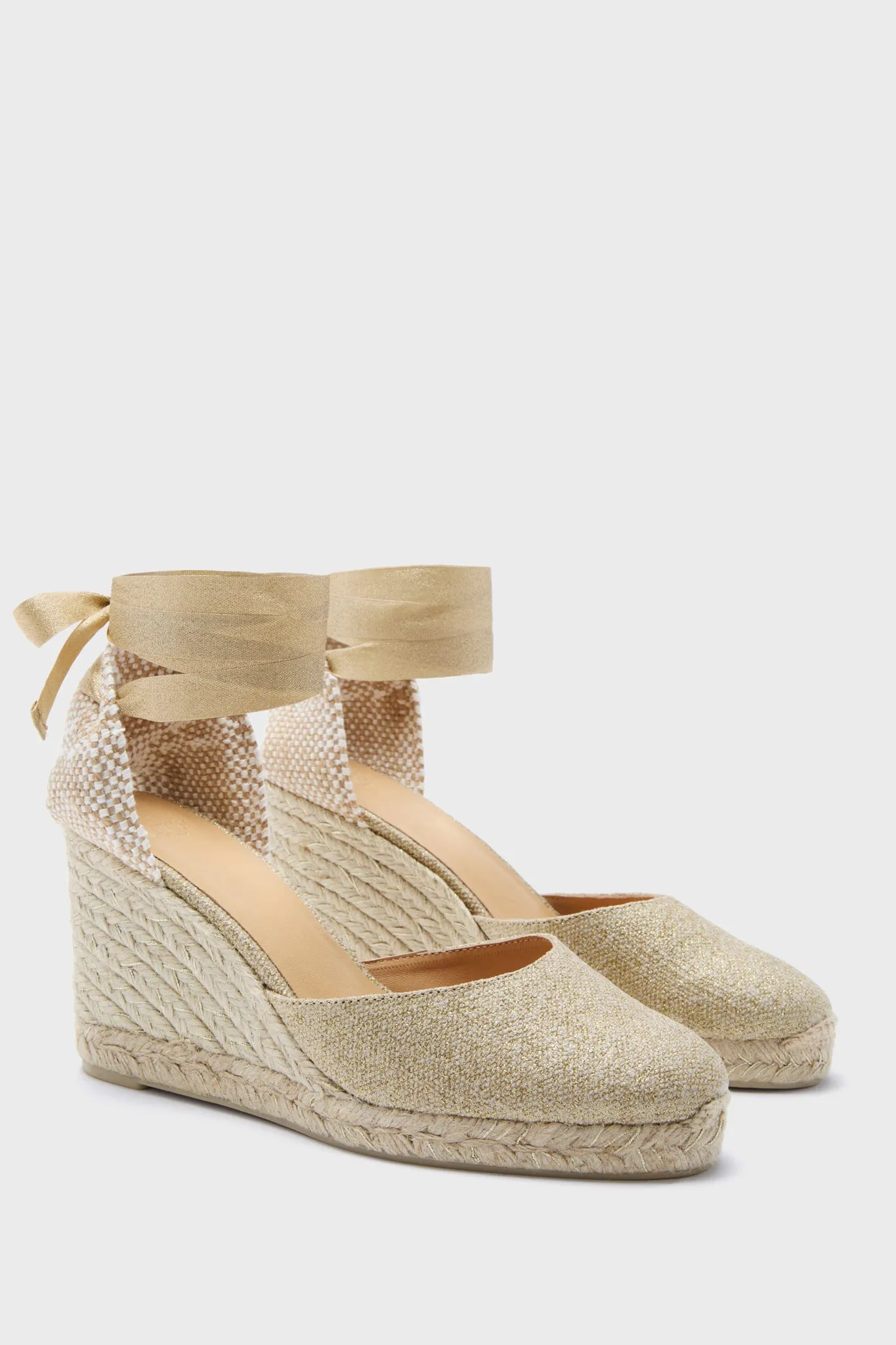 Gold Oro Claro Carina Espadrilles