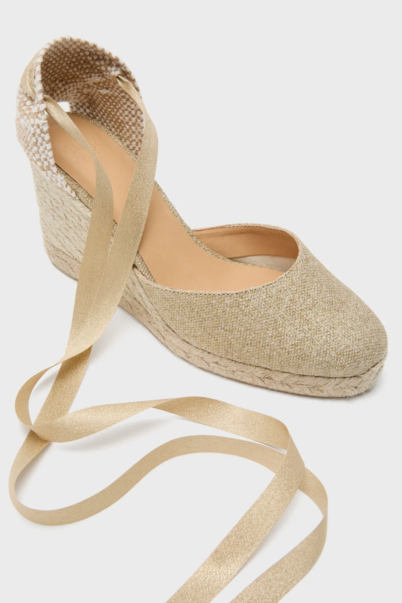 Gold Oro Claro Carina Espadrilles