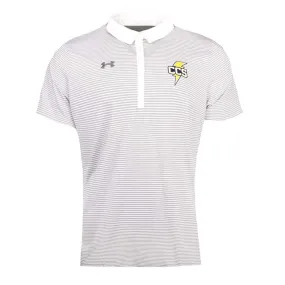 Golf T Logo Stripes Short Sleeve Polo Shirt