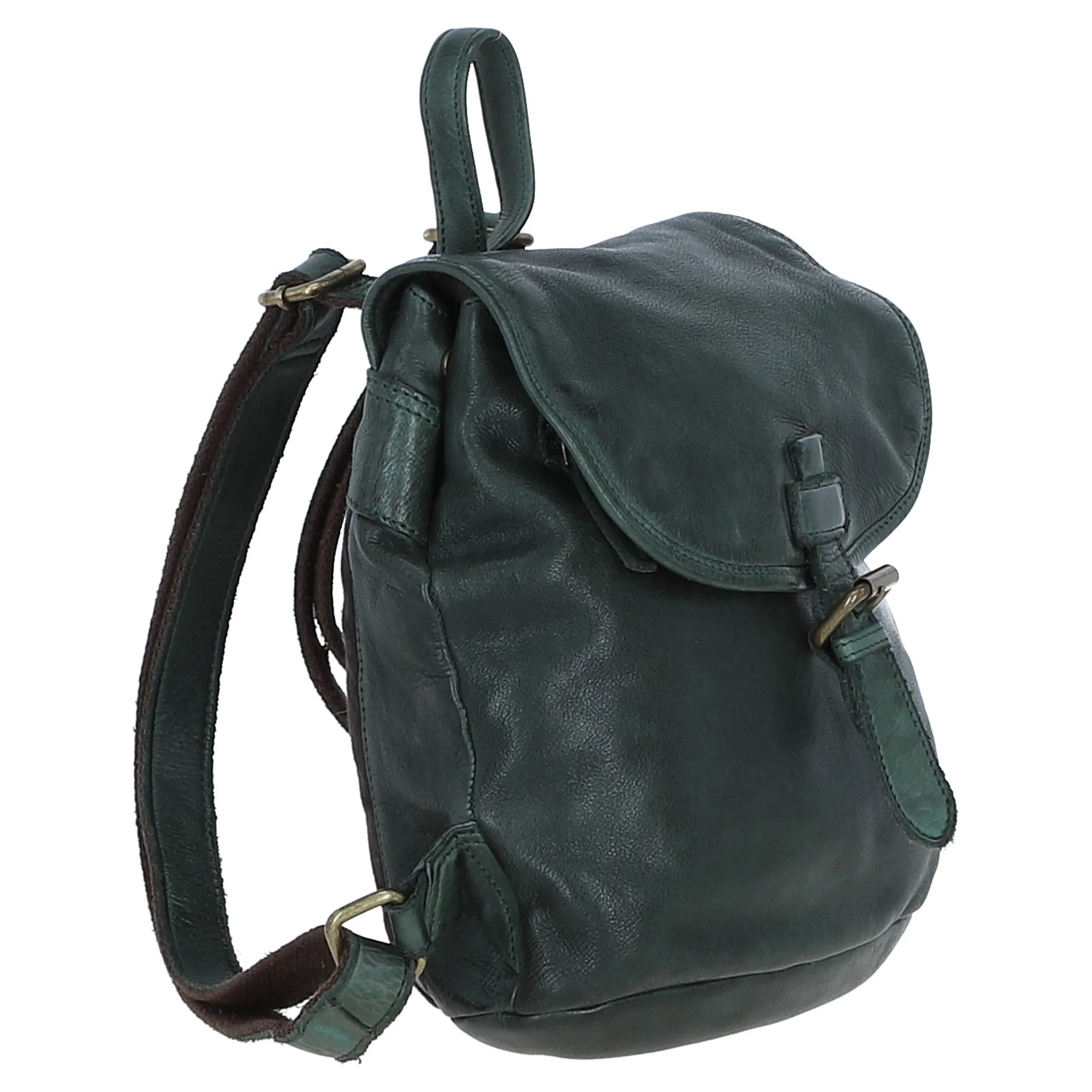 Green Ashwood Leather Backpacks D-97.