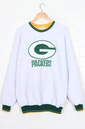 Green Bay Packers XXL Sweatshirt with Big Logo Embroidery, Made in USA