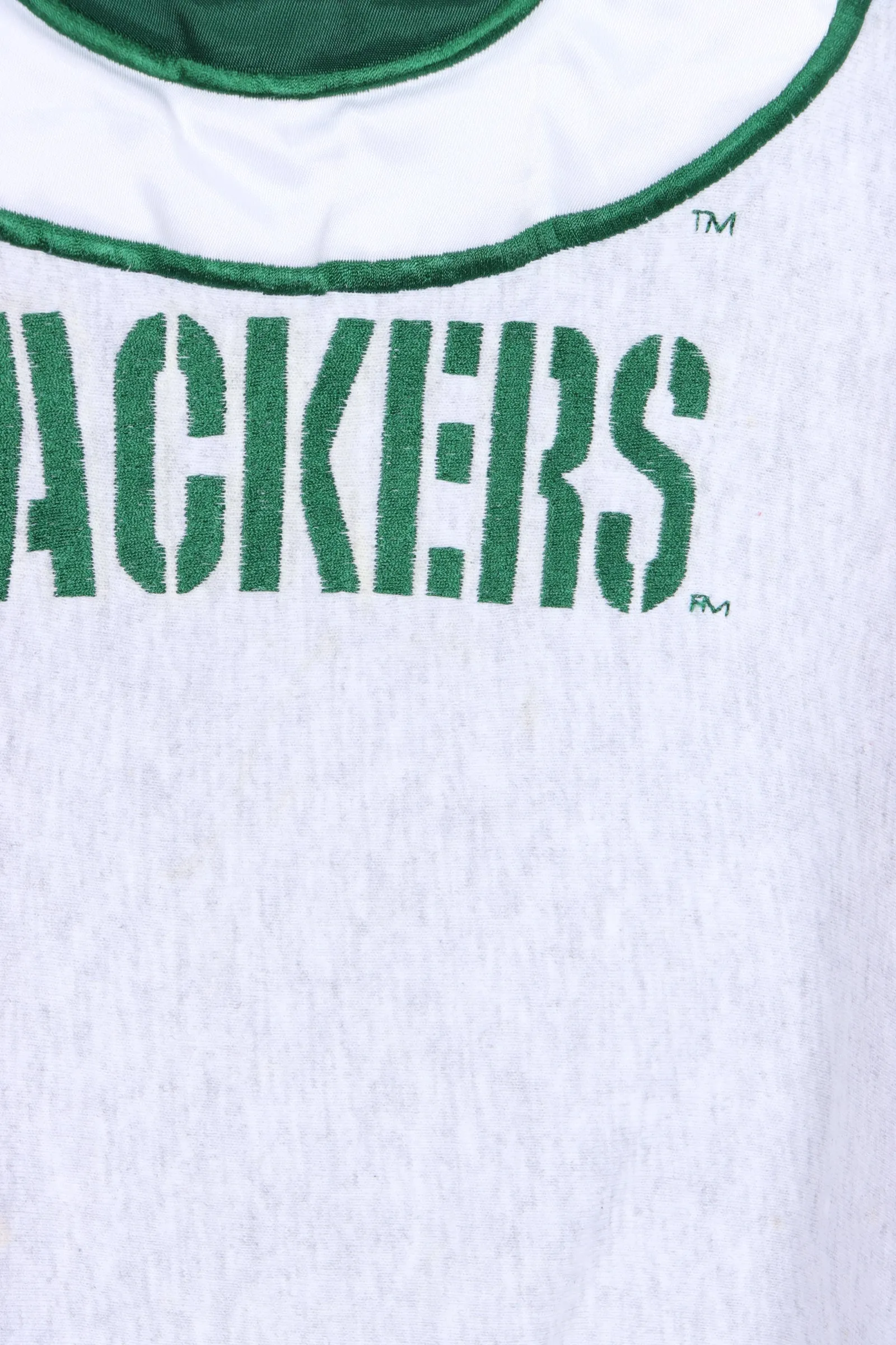 Green Bay Packers XXL Sweatshirt with Big Logo Embroidery, Made in USA