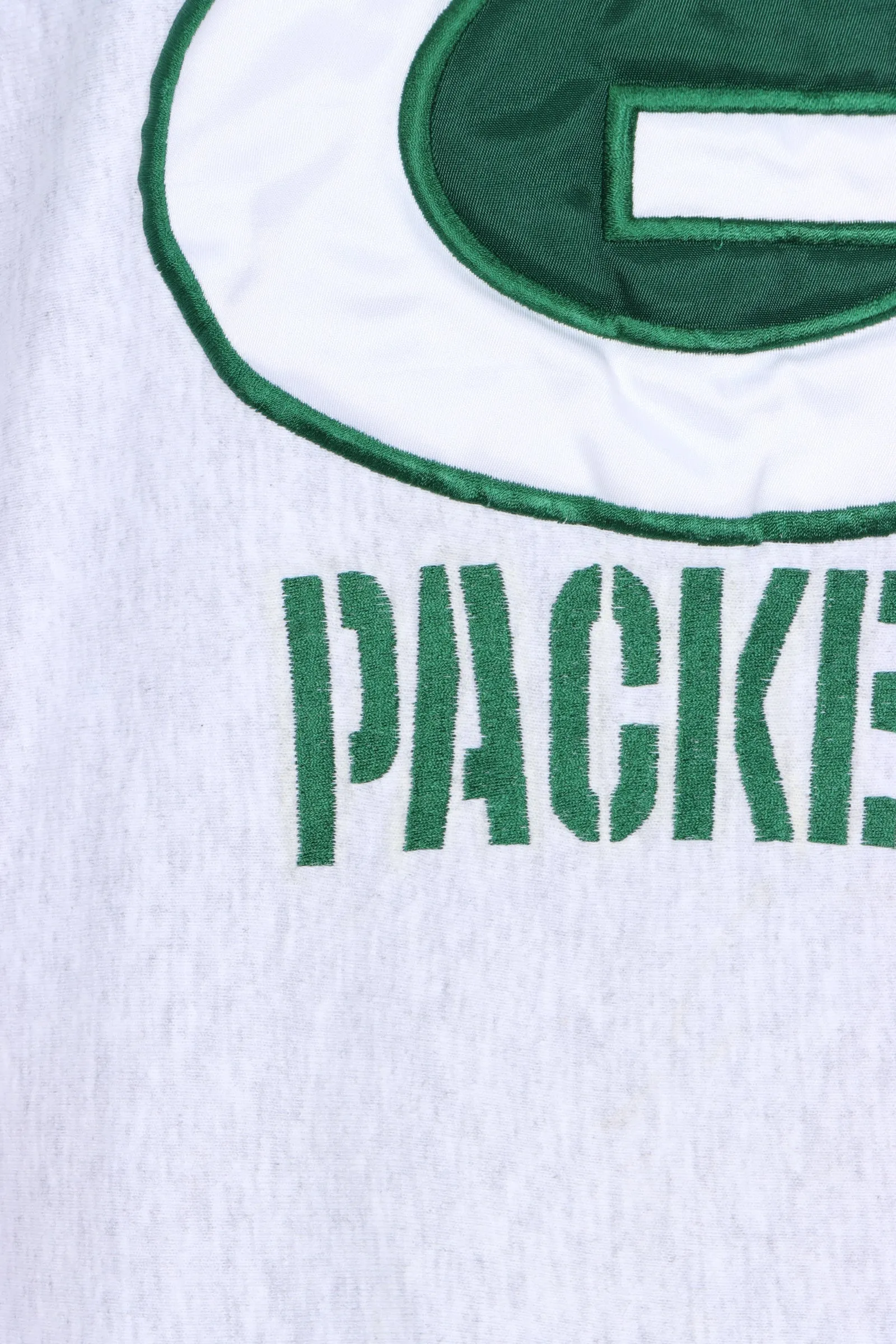 Green Bay Packers XXL Sweatshirt with Big Logo Embroidery, Made in USA