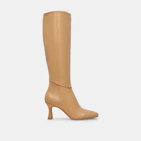 Tan leather boots Gyra