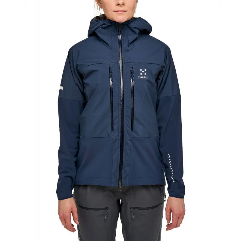 Haglöfs L.I.M Hybrid Touring Hood - Women's Rain Jacket