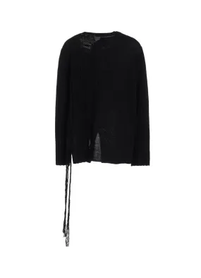 HANGING STRING LONG SLEEVE KNIT