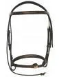 Henri de Rivel Fancy Raised Snaffle Bridle - Laced Reins