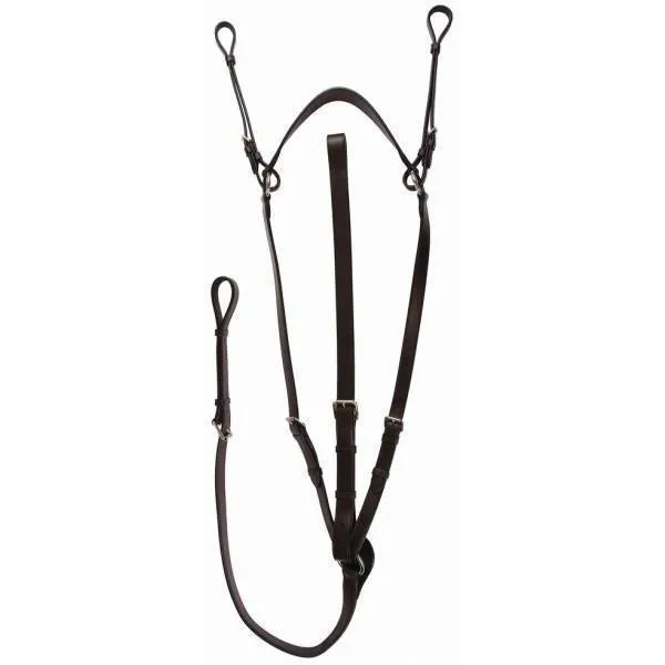 Henri de Rivel Pro Flat Breastplate Martingale - Horse Tack