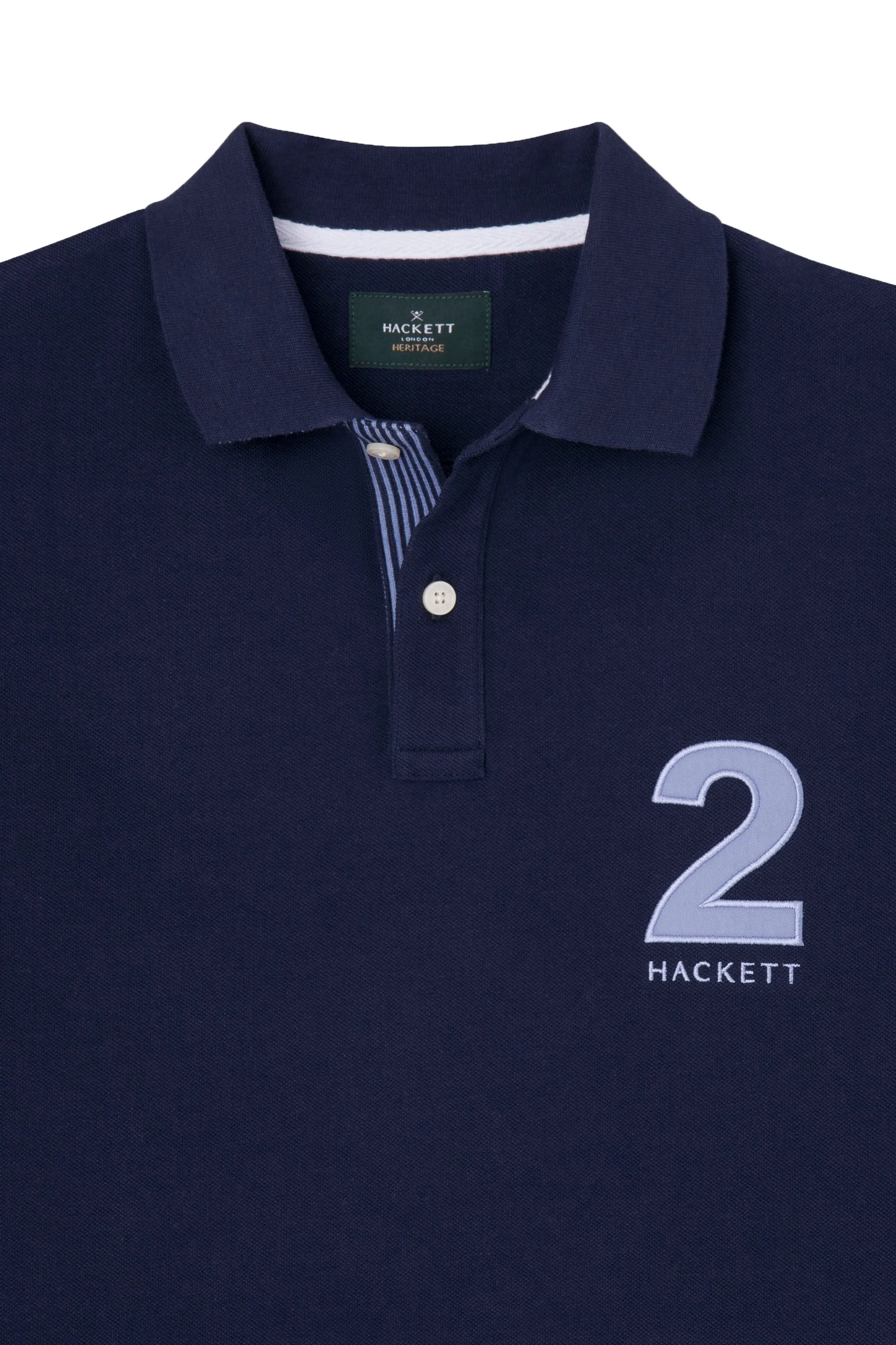 Heritage Number Polo Navy