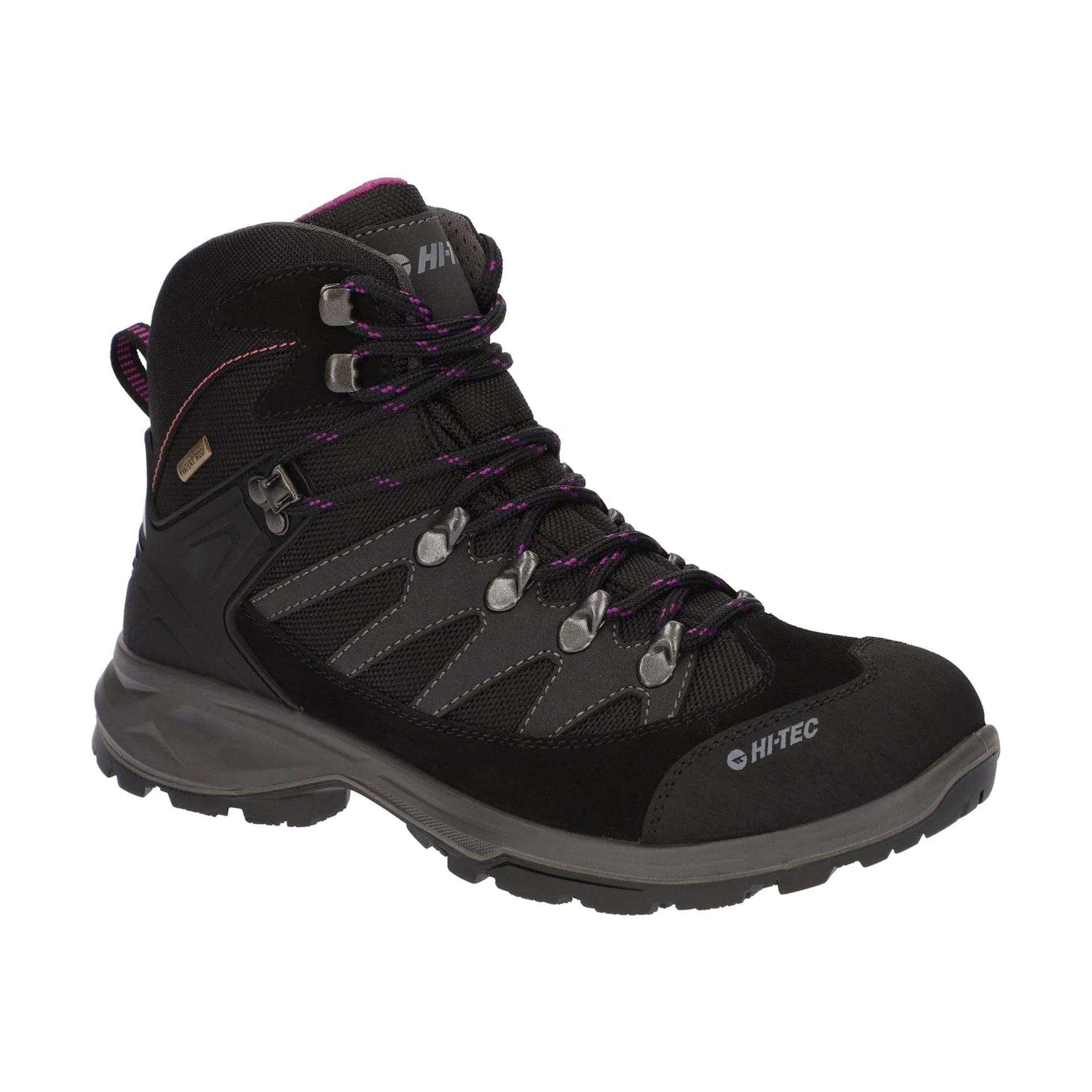 Hi-Tec Clamber Boots - Charcoal/Viola