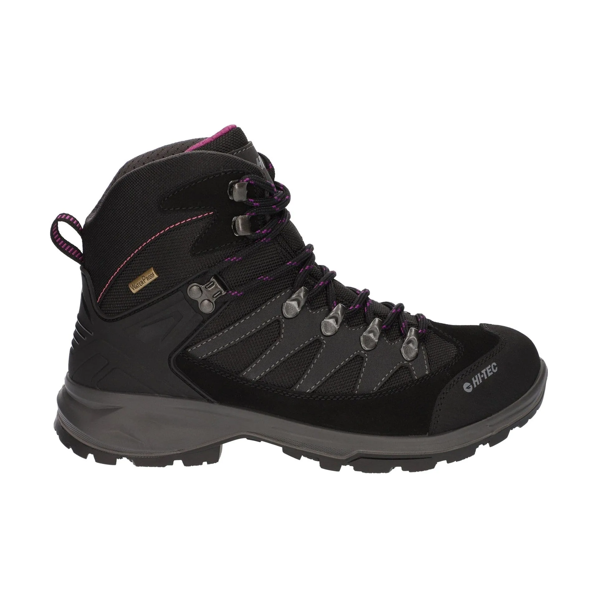 Hi-Tec Clamber Boots - Charcoal/Viola