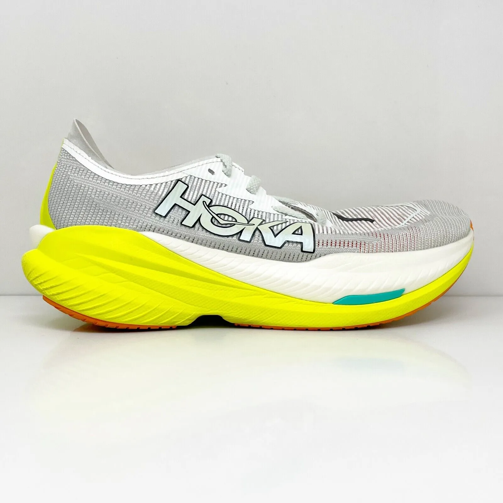 Hoka One One Mens Mach X 2 1155119 FCT Gray Running Shoes Sneakers Size 10 D