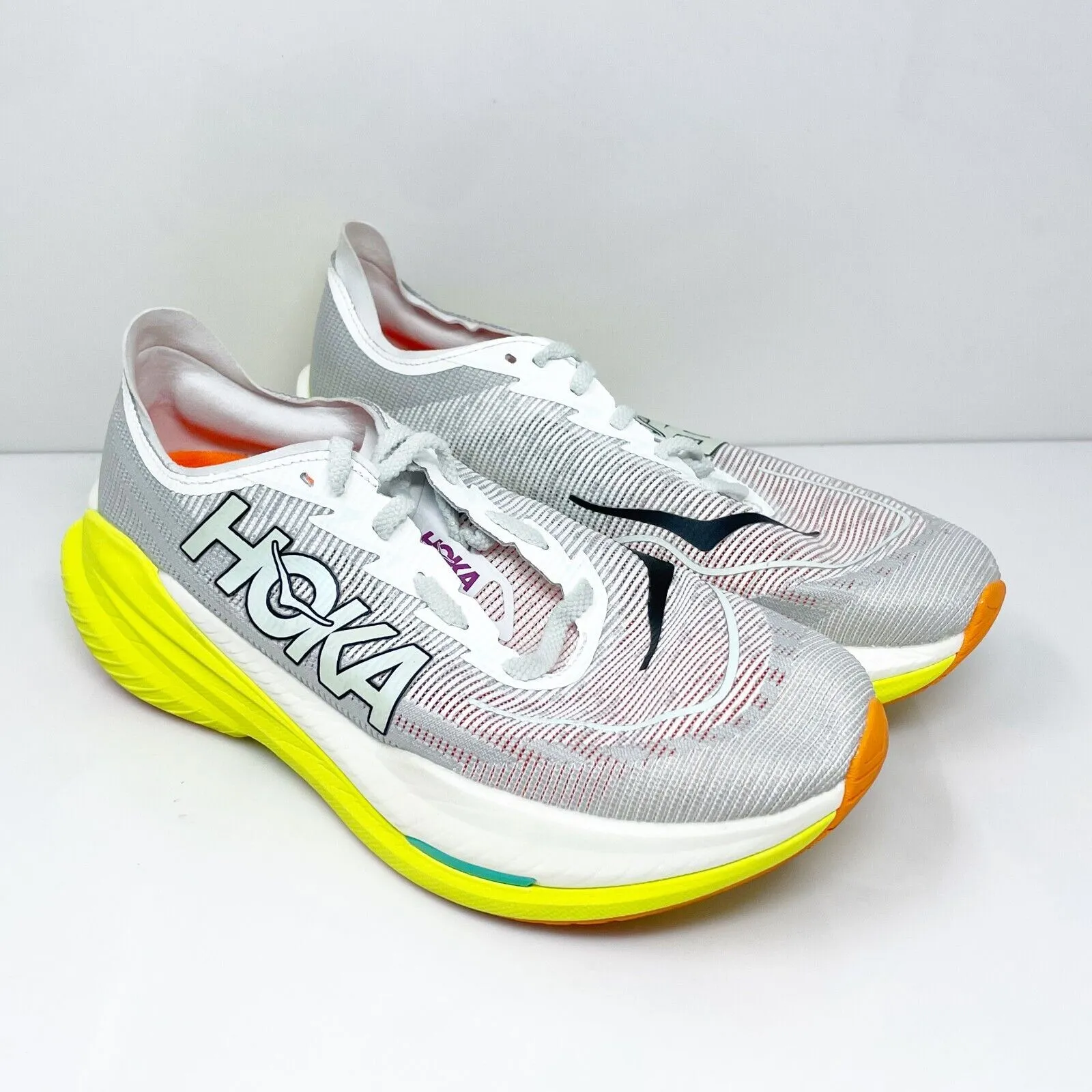 Hoka One One Mens Mach X 2 1155119 FCT Gray Running Shoes Sneakers Size 10 D