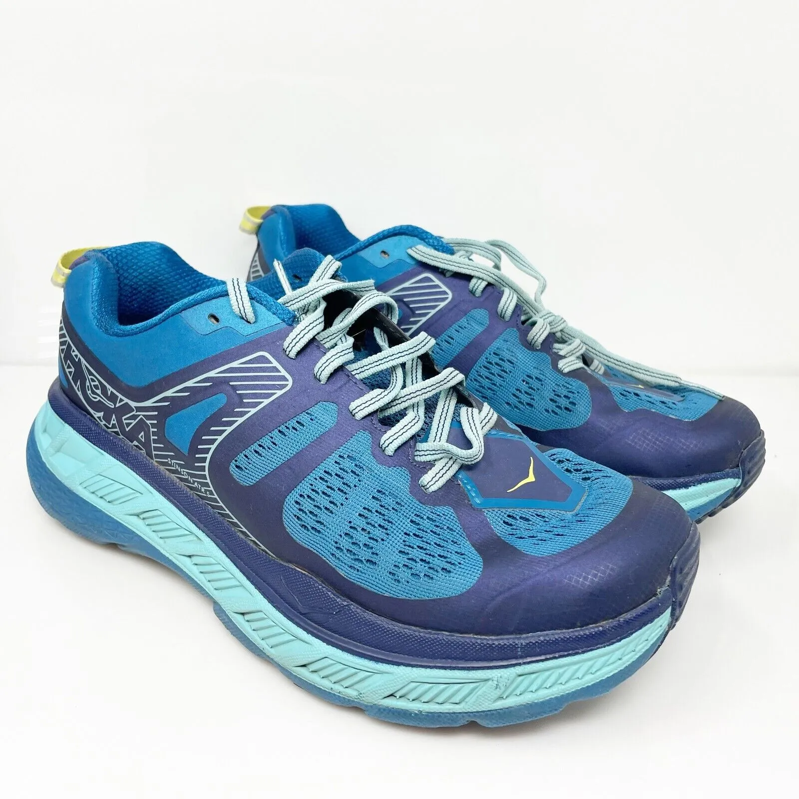 Hoka One One Womens Stinson ATR 5 1099730 SAHZ Blue Running Shoes Sneakers 9