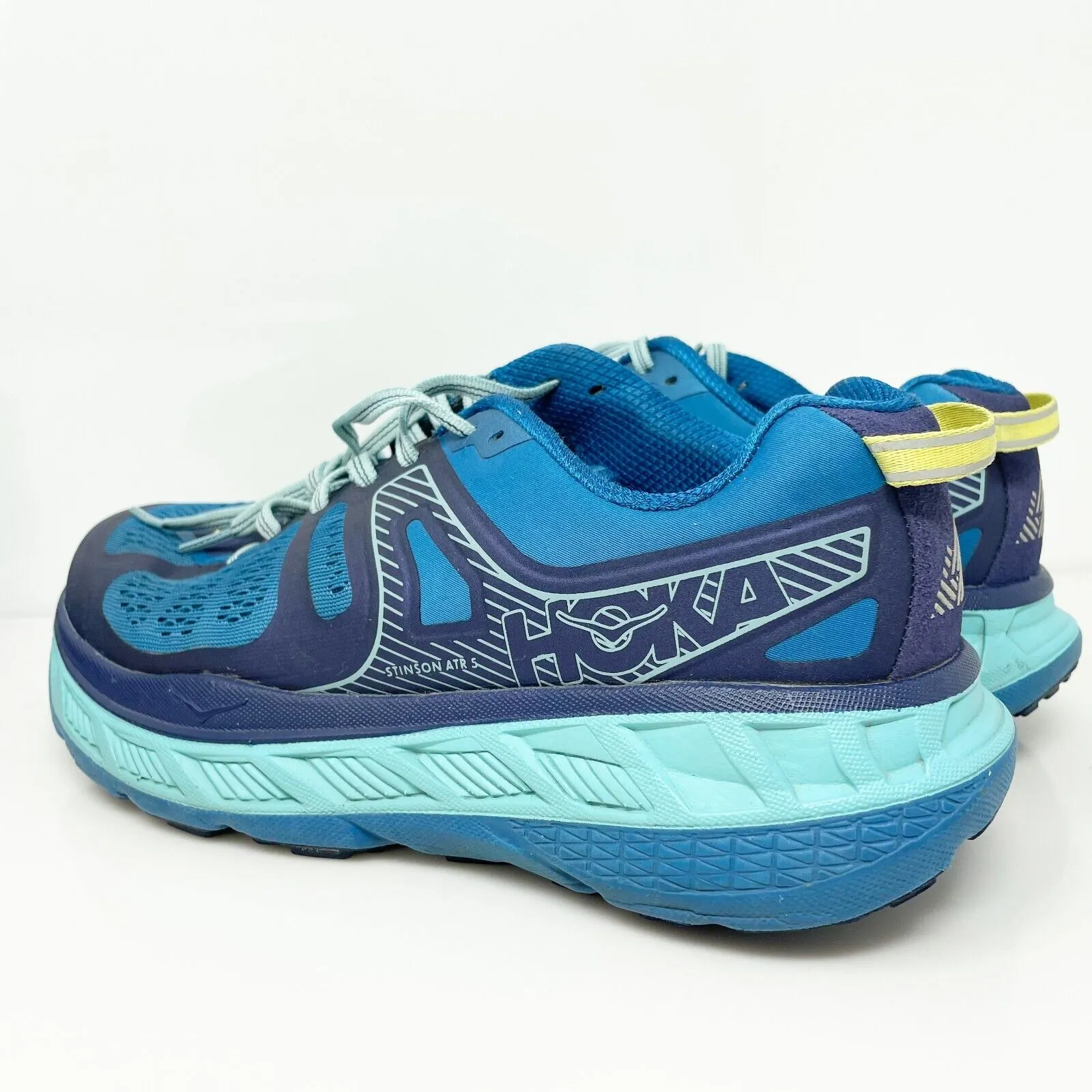 Hoka One One Womens Stinson ATR 5 1099730 SAHZ Blue Running Shoes Sneakers 9