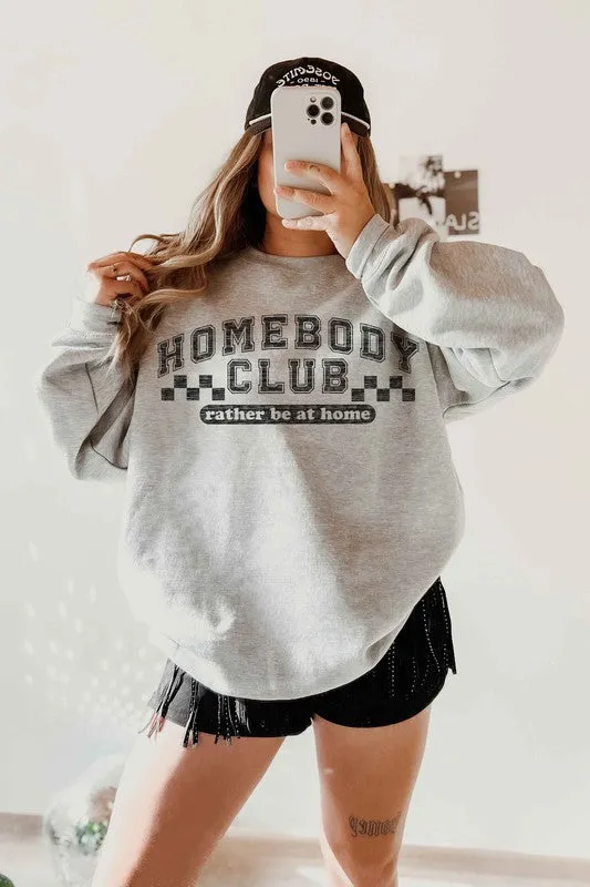 Graphic Sweatshirt - Homebody Club