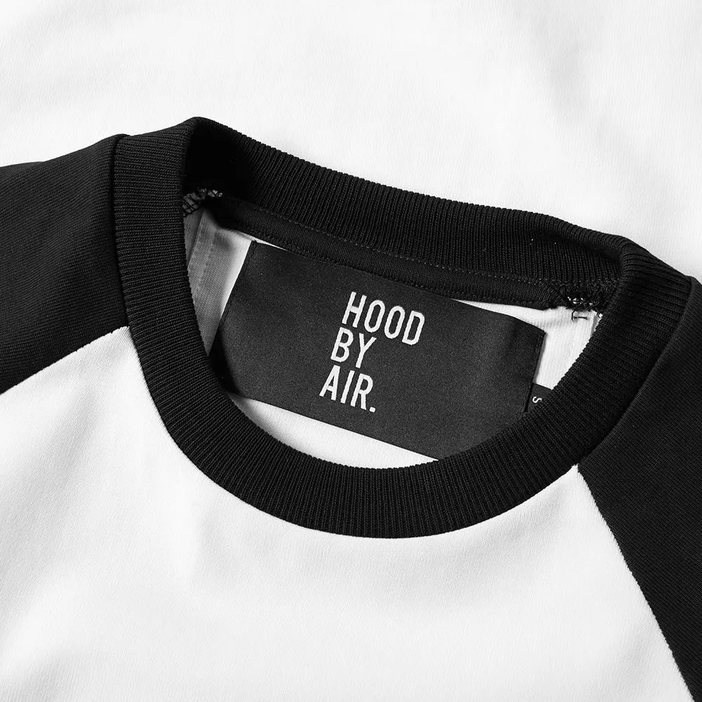 Hood By Air 2007 Raglan Tee in Black & White