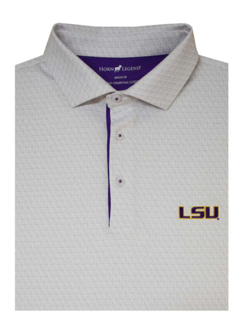 Horn Legend LSU Inspired State Polo