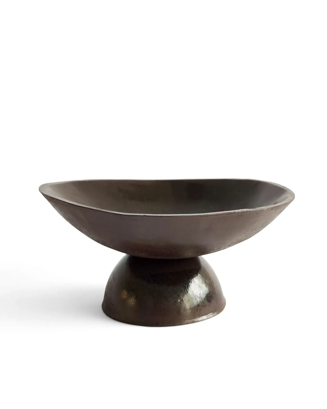 Hourglass Flat Bowl