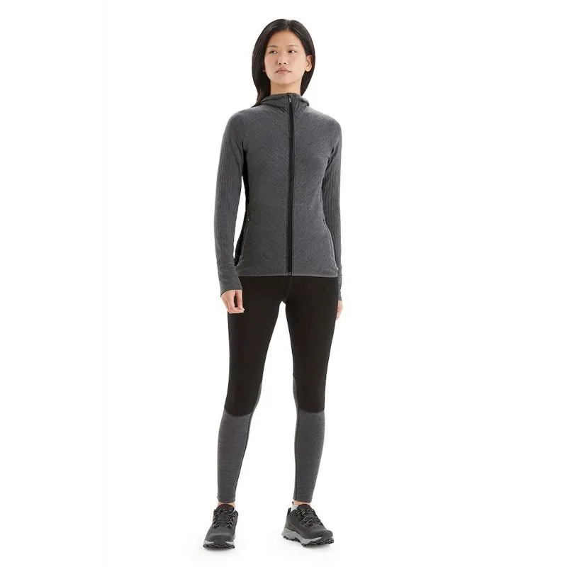 Icebreaker Descender LS Zip Hood - Women's Merino Wool Hoodie