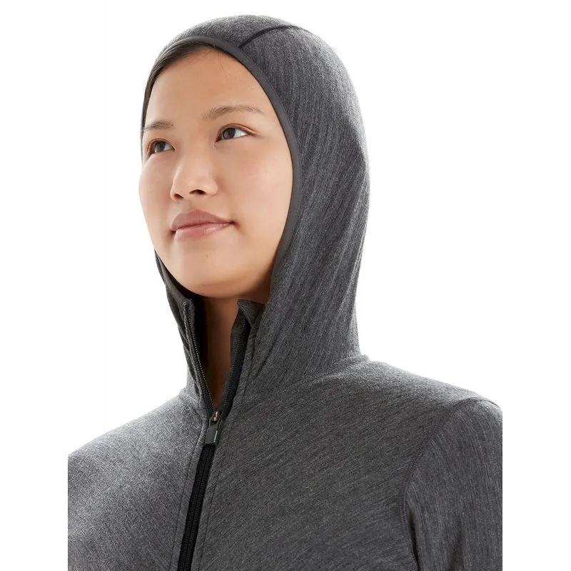 Icebreaker Descender LS Zip Hood - Women's Merino Wool Hoodie