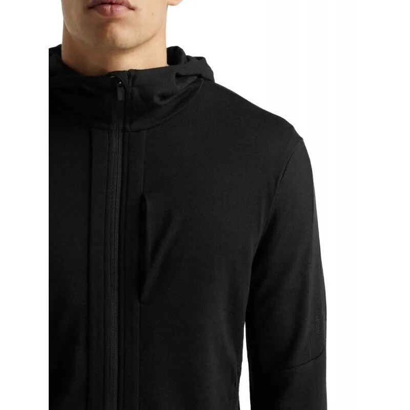 Quantum III LS Zip Hood - Men's Merino Wool Fleece Jacket