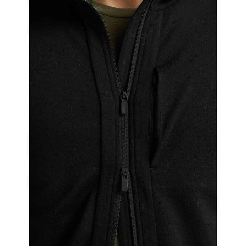 Quantum III LS Zip Hood - Men's Merino Wool Fleece Jacket