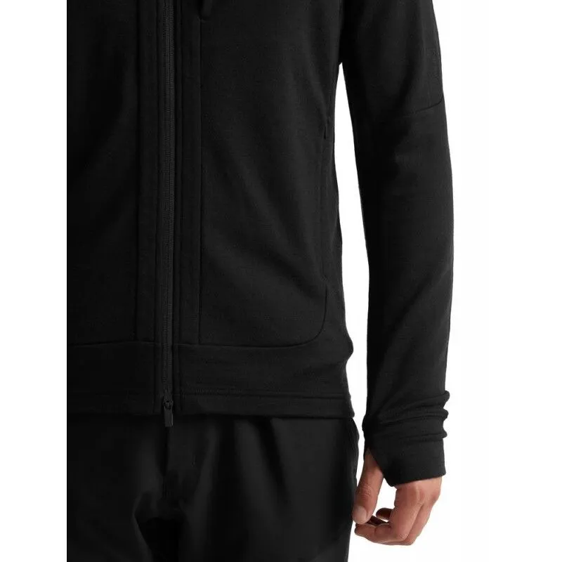 Quantum III LS Zip Hood - Men's Merino Wool Fleece Jacket