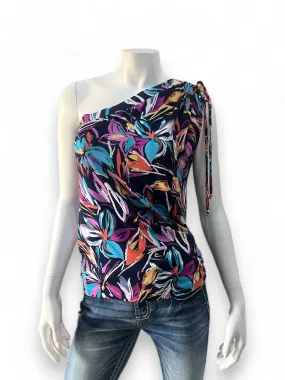 Navy Blue Floral Women's Top by Itanya - Shop Now.