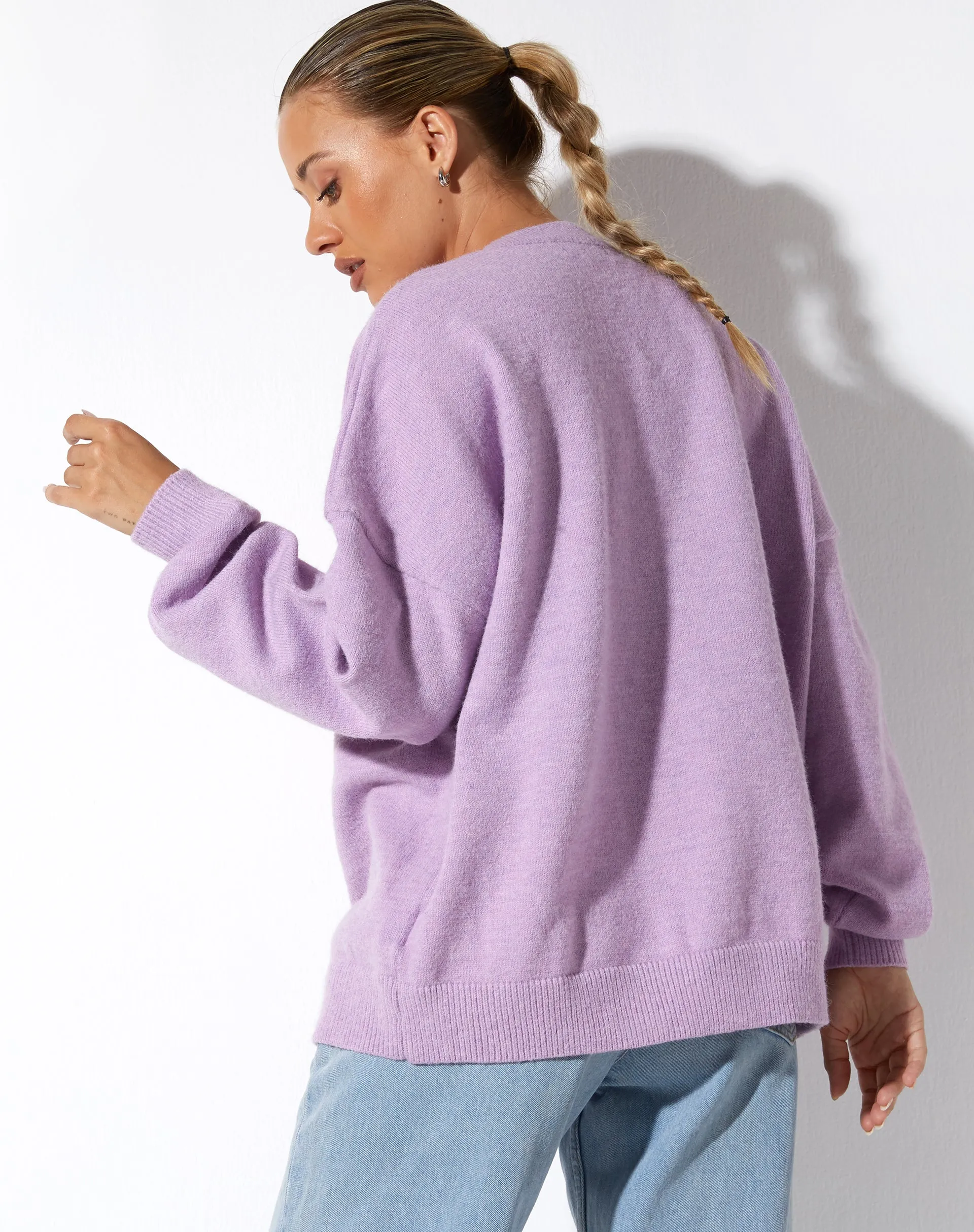 Jamin Jumper in Knit Lilac See Ya